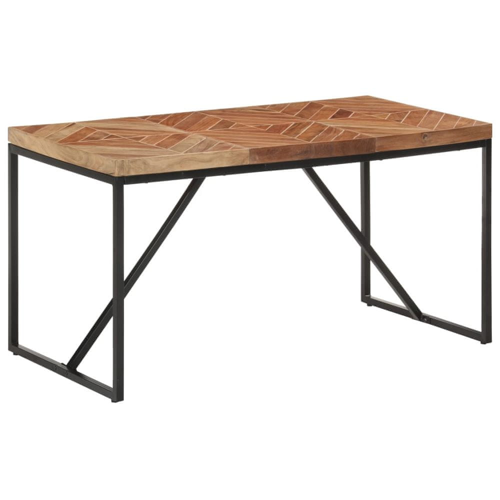 Petromila vidaXL Jedálenský stôl 140x70x76 cm akáciový a mangovníkový masív